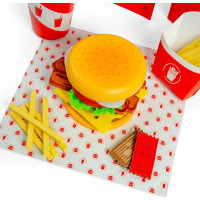 Bigjigs Toys Sada Burger a hranolky