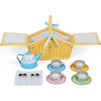 Bigjigs Toys Pikniková sada v košíku