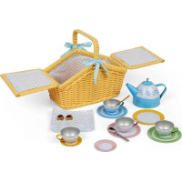 Bigjigs Toys Pikniková sada v košíku