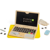 Bigjigs Toys Drevený magnetický notebook