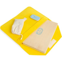Bigjigs Toys Drevený magnetický notebook