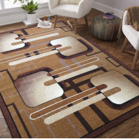 Kusový koberec ALPHA Slide - hnedý