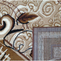 Kusový koberec ALPHA Vine - hnedý