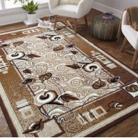 Kusový koberec ALPHA Vine - hnedý