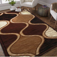 Kusový koberec ALPHA Wave - hnědý