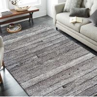 Kusový koberec PANNE floor - odtiene šedej