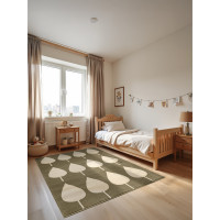 Detský koberček Adventures 106215 Green Cream