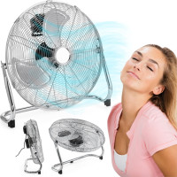 Podlahový ventilátor TYBER - strieborný