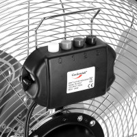 Podlahový ventilátor TYBER - strieborný