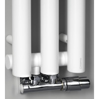 Sapho PILON vykurovacie teleso 196x1800mm, s tromi háčikmi pre uterák, biela mat IZ127T