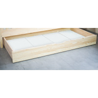 Detská domčeková posteľ z masívu borovice Bedhouse FENCE (so šuplíkom/s prístelkou) - 200x90 cm
