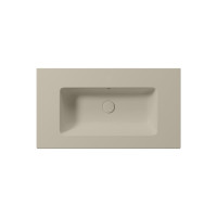 GSI PURA keramické umývadlo Slim 82x46cm, bez otvoru, creta mat 8885008
