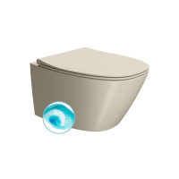 GSI MODO závesná WC misa, Swirlflush, 37x54cm, creta dual-mat 841508