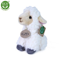 Rappa Plyšová ovca sediaca 16 cm ECO-FRIENDLY