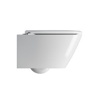 GSI MODO závesná WC misa, Swirlflush, 37x54cm, biela ExtraGlaze 841511
