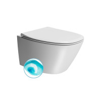 GSI MODO závesná WC misa, Swirlflush, 37x54cm, biela dual-mat 841509