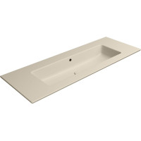 GSI PURA keramické umývadlo Slim 122x46cm, bez otvoru, creta mat 8887008