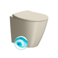 GSI MODO WC misa stojaca, Swirlflush, 37x52cm, spodný/zadný odpad, creta dual-mat 981008