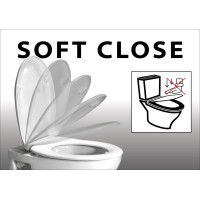 GSI MODO WC sedátko, Soft Close, Quick Release, biela lesk MS84C11