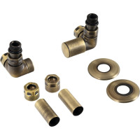 Sapho CORNER SIMPLY pripojovacia sada ventilov triaxiálne, pravé prevedenie, bronz TM1248