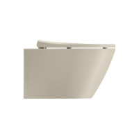 GSI MODO závesná WC misa, Swirlflush, 37x52cm, creta dual-mat 981608