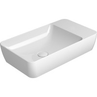 GSI MODO keramické umývadlo na dosku 60x35cm, bez otvoru, biela ExtraGlaze 9883011