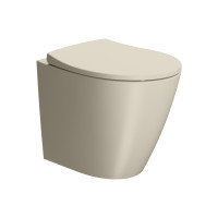 GSI MODO WC misa stojaca, Swirlflush, 37x52cm, spodný/zadný odpad, creta dual-mat 981008