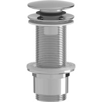 Sapho Umývadlová výpusť 5/4“, click-clack, veľká zátka, 10-80mm, ABS/chróm CV1132