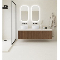 Sapho MANOR zrkadlo s LED osvetlením 50x100cm MN500