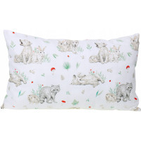Detské bavlnené obliečky do postieľky 120x90 cm BABYMAM PREMIUM - Môj les