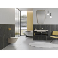 GSI MODO závesná WC misa, Swirlflush, 37x54cm, creta dual-mat 841508