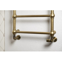 Sapho CORNER SIMPLY pripojovacia sada ventilov triaxiálne, pravé prevedenie, bronz TM1248