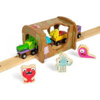 Bigjigs Rail Drevený tunel Príšerky