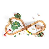Bigjigs Rail Drevená vláčikodráha Príšerky