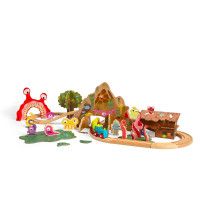 Bigjigs Rail Drevená vláčikodráha Príšerky