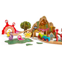 Bigjigs Rail Drevená vláčikodráha Príšerky