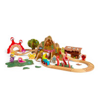 Bigjigs Rail Drevená vláčikodráha Príšerky