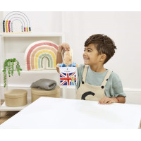 Rainbow Plyšový zajačik Peter v taške Union Jack