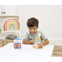 Rainbow Plyšový zajačik Peter v taške Union Jack