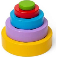 Bigjigs Toys Skladacia kvetinová veža