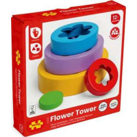 Bigjigs Toys Skladacia kvetinová veža