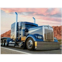 NORIMPEX Diamantové maľovanie Modrý truck 30x40cm