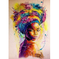 NORIMPEX Diamantové maľovanie Záplava farieb 30x40cm