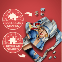 TREFL Drevené puzzle Art: Catherine Abel - Leto v meste 200 dielikov