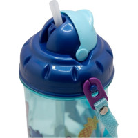 STOR Fľaša na pitie s popruhom Stitch 465 ml