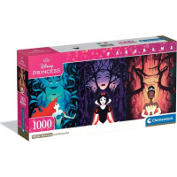 CLEMENTONI Panoramatické puzzle Disney princeznej a zloduši 1000 dielikov