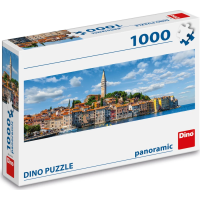 DINO Panoramatické puzzle Prístav Rovinj 1000 dielikov