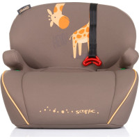 CHIPOLINO Podsedák Sonic i-Size 125-150cm Isofix, Giraffe