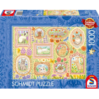 SCHMIDT Puzzle Aristokratické mačky 1000 dielikov