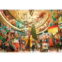 CASTORLAND Puzzle Art Collection: Bláznivé nakupovanie 1500 dielikov